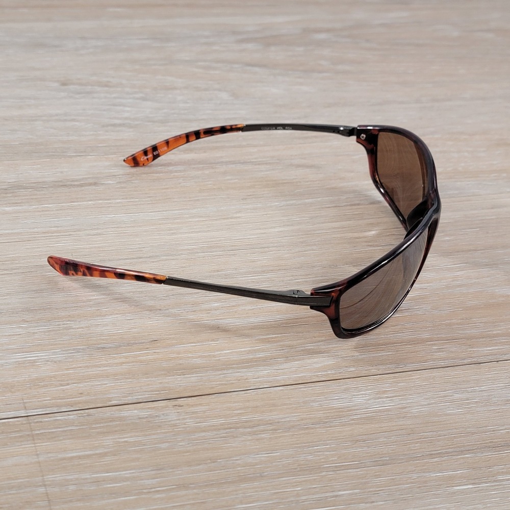 Foster Grant Cooper POL FGX Sunglasses Tortoise Brown Polarized Rectangular Mens - Picture 4 of 7
